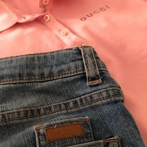 Gucci Girl’s Pink Polo + Gucci Girl’s Jeans